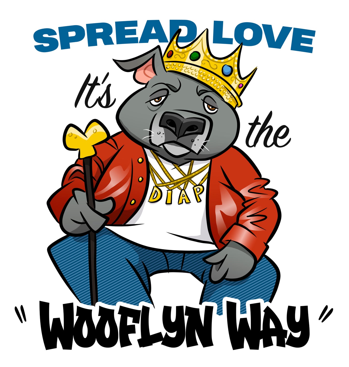 Sticker: DIAP x Notorious B.I.G Mashup Sticker (Wooflyn)