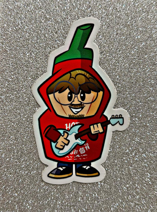 Sticker: Sriracha Brian POP Caricature Sticker