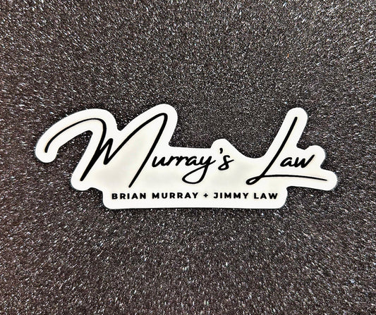 Sticker: Murray’s Law Official Script Sticker