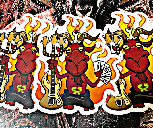 Sticker: Dealing Despair Devil Dealer sticker (Billy Strings Inspired)