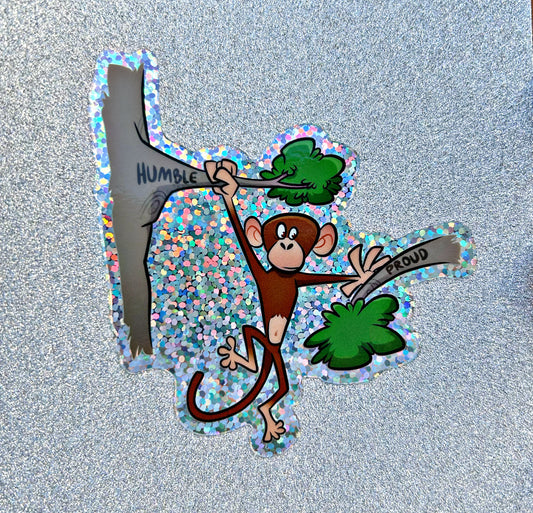 Sticker: Proudest Monkey Glitter Sticker (Dave Matthews Band)